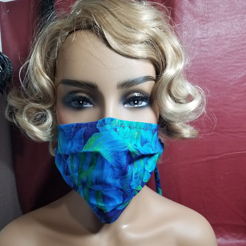 Adult Face Masks - Marine / Fish - Filter Pocket - Roomy - Breathable